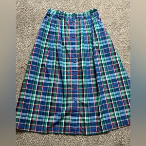 Vintage Haberdashery Plaid Skirt (12P)